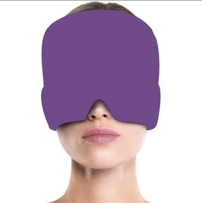 Migraine Relief Hat headache hat Gel Hot Cold Therapy Ice Cap For Relieve Pain Ice Hat Eye Mask Stress Pressure Pain Relief
